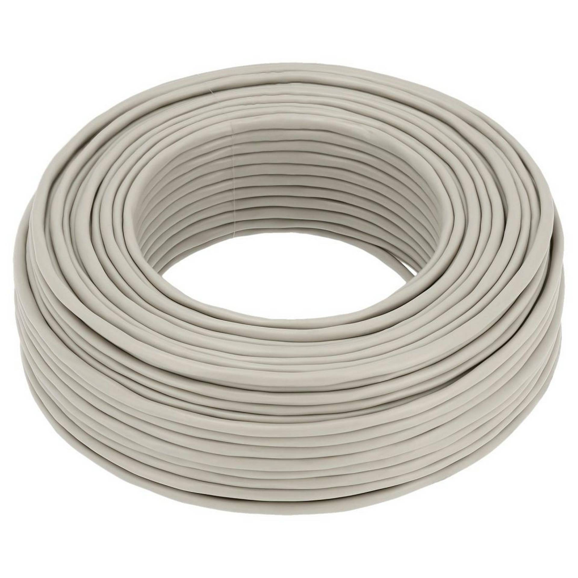 Hama Telefonkabel grau 4-adrig, geschirmt 50 m Hama Telefonkabel grau 4-adrig, geschirmt 50 m von Hama