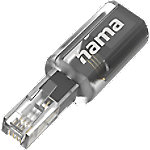 Hama USB-Adapter Anti-Twist Schwarz Transparent von Hama