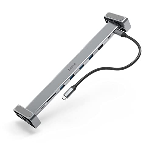 Hama USB-Hub, 4 Ports, 480 Mbit/s, Weiß 00200103 Degree 9 in 1 von Hama