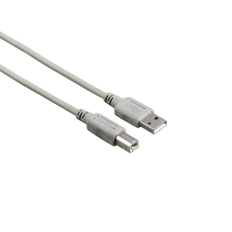Hama USB-Datenkabel, USB 2.0 grau 1,50 m von Hama