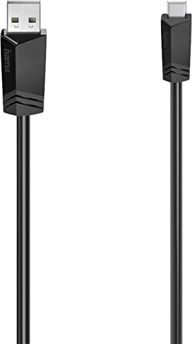 Hama USB-Kabel USB 2.0 USB-A Stecker, USB-Mini-B Stecker 0.75m Schwarz, Silber 00200605 Hama USB-Kabel USB 2.0 USB-A Stecker, USB-Mini-B Stecker 0.75m Schwarz, Silber 00200605 von Hama