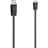 Hama - USB-Kabel usb 2.0 USB-Micro-B Stecker, usb-a Stecker 3.00 m Schwarz 00200609 von Hama