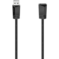 Hama - USB-Kabel usb 2.0 usb-a Buchse, usb-a Stecker 0.75 m Schwarz 00200618 von Hama