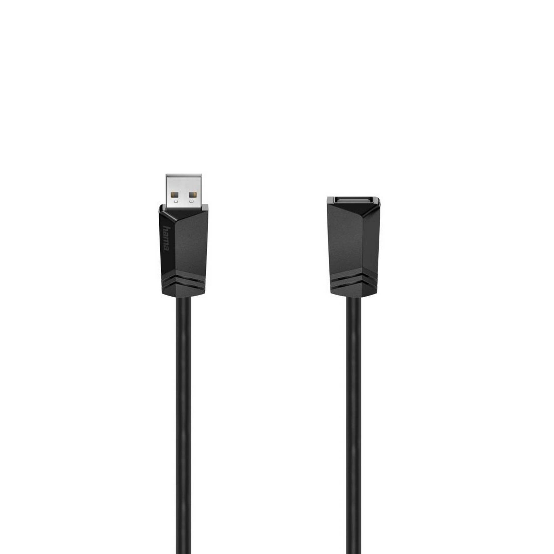 Hama USB-Verlängerungskabel USB 2.0 schwarz 3 m Hama USB-Verlängerungskabel USB 2.0 schwarz 3 m von Hama