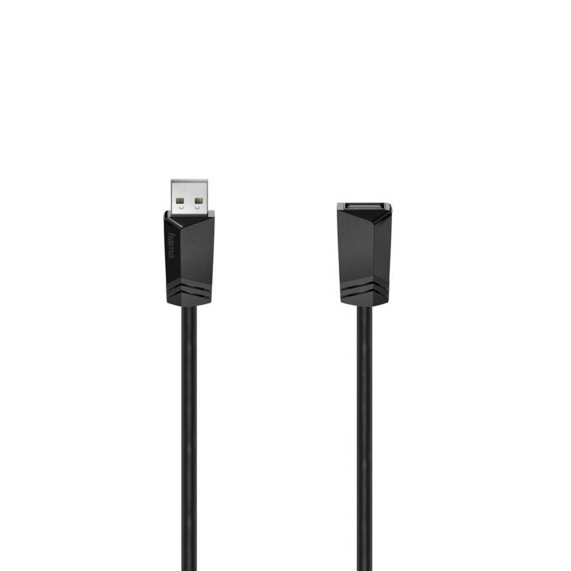 Hama USB-Verlängerungskabel USB 2.0 schwarz 3 m von Hama