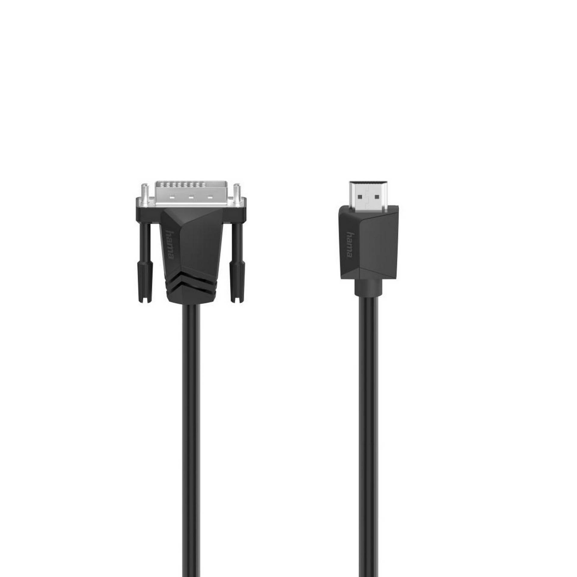 Hama Video-Kabel 'Essential Line' DVI-Stecker auf HDMI-Stecker Ultra-HD 4K schwarz 1,5 m Hama Video-Kabel 'Essential Line' DVI-Stecker auf HDMI-Stecker Ultra-HD 4K schwarz 1,5 m von Hama