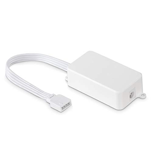 Hama WLAN-Controller für LED Strip ohne Hub/Gateway (App- u. Sprachsteuerung von LED Leuchtstreifen, LED-Streifen WiFi Controller für Alexa u. Google Assistant, Smart Home mit Lichteffekten) von Hama