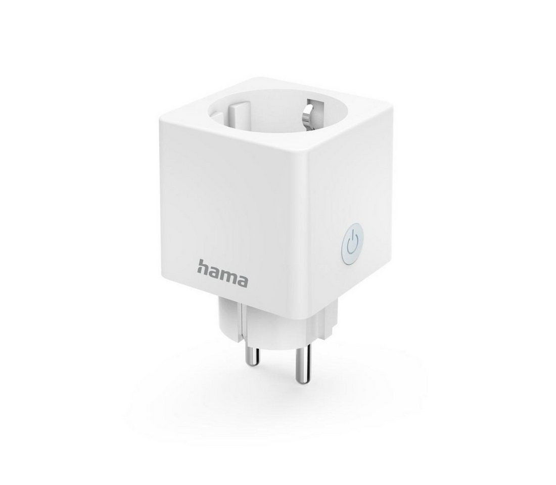 Hama WLAN-Steckdose WLAN-Steckdose mit App (kompakte, smarte Steckdose, Apple Home, 3680W), max. 3680 W von Hama