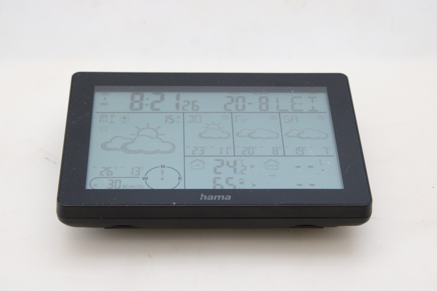 Hama Wettervorhersagecenter Meteostation Wetterstation Meteotime Siehe Text/Foto C-Ware von Hama