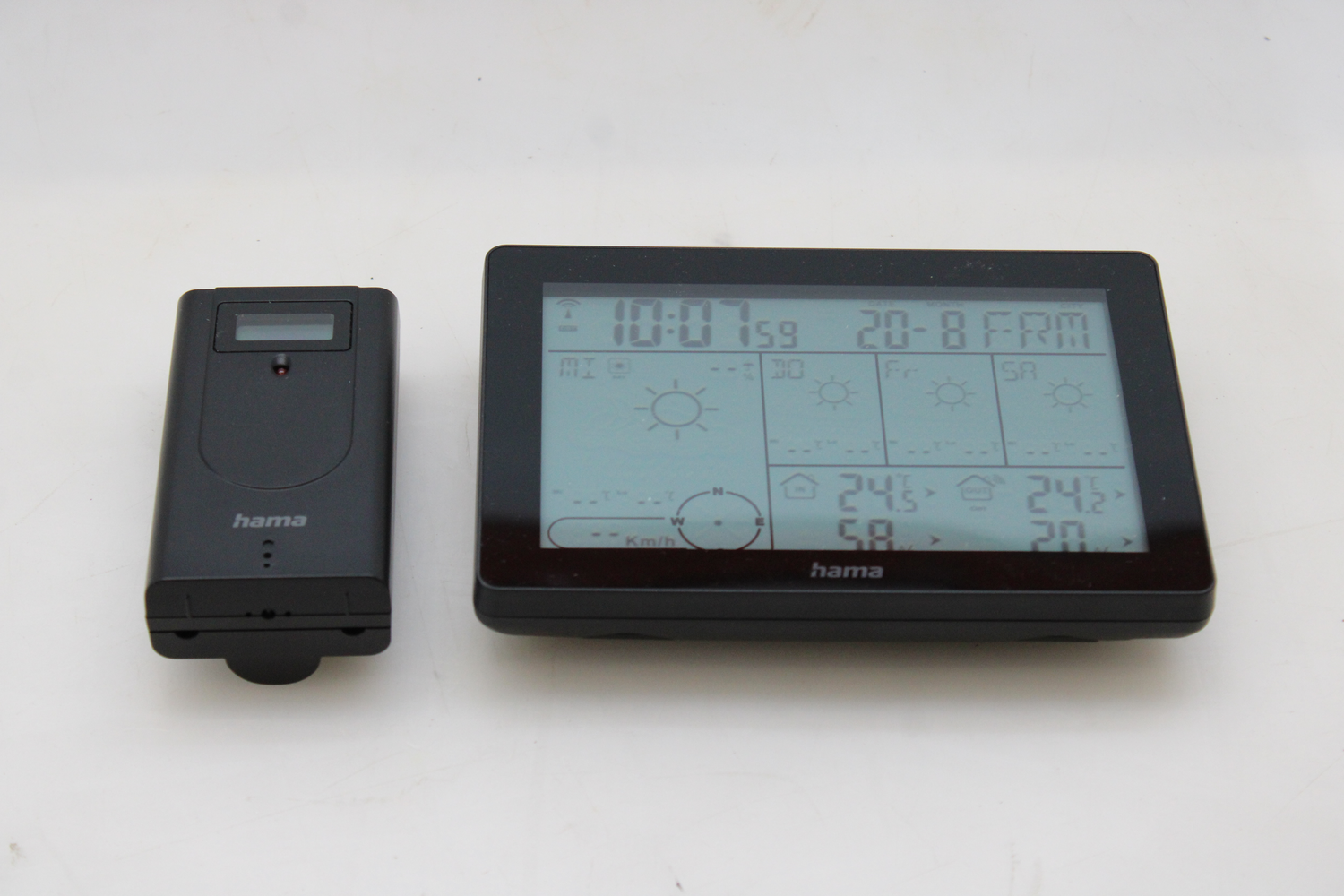 Hama Wettervorhersagecenter Meteostation Wetterstation Meteotime Siehe Text/Foto C-Ware von Hama
