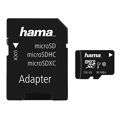 Hama microSDXC Class 10 UHS-I 256GB inkl. Adapter Hama microSDXC Class 10 UHS-I 256GB inkl. Adapter von Hama