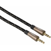 Hama - hq Klinken-Kabel 3,5mm vergoldet 3m Braun von Hama