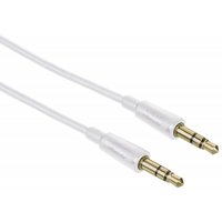 Klinken-Kabel 3,5mm Flexi-Slim 0,5m Weiß von Hama