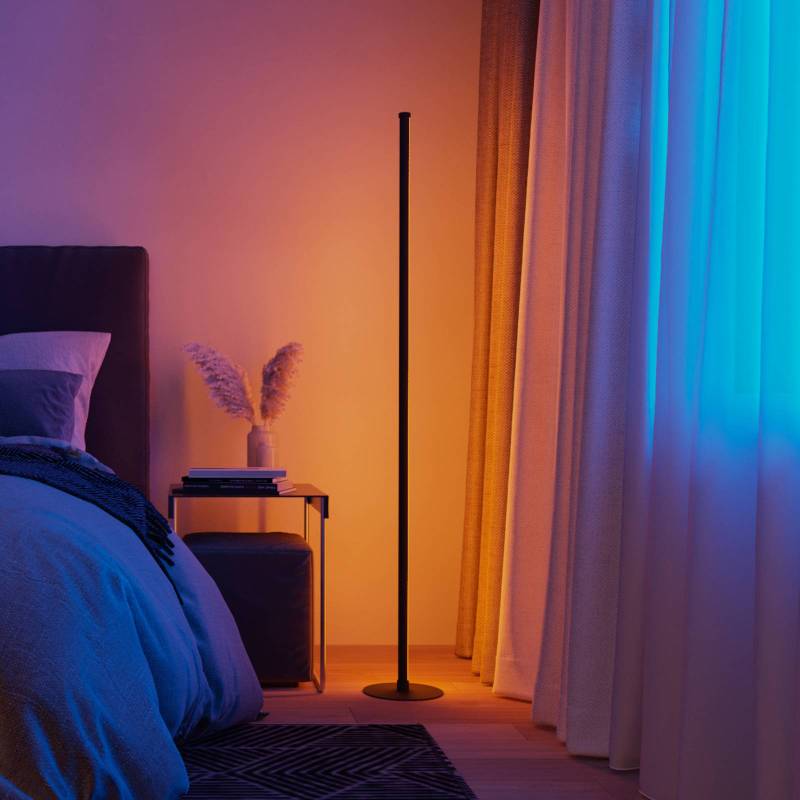 Hama LED-Stehleuchte mit Musiksensor, smart, RGB, dimmbar von Hama