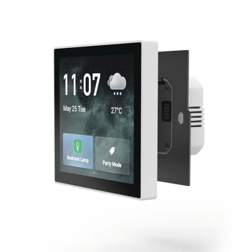 Smart-Home-Zentrale, Wanddisplay Touchscreen 4“, zur Smart-Home-Steuerung von Hama