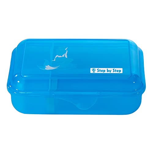 Step by Step Lunchbox „Mermaid Bella“, blau, mit Trennwand und Klickverschluss, spülmaschinenfest, BPA-frei, für Schule und Kindergarten, für Jungen und Mädchen, 0,9 Liter Step by Step Lunchbox „Mermaid Bella“, blau, mit Trennwand und Klickverschluss, spülmaschinenfest, BPA-frei, für Schule und Kindergarten, für Jungen und Mädchen, 0,9 Liter von Hama