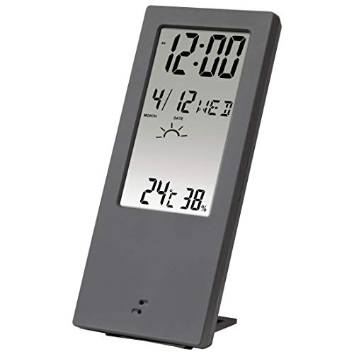 Thermometer/Hygrometer "TH-140" mit Wetteranzeige, grau von Hama