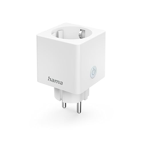Hama WLAN Steckdose „HomeKit“ (Smart Home, WLAN gesteuerte Steckdose, universal, ideal für Apple Geräte und Apple Home, smarte Steckdose mit App und Sprachsteuerung, Steckdose als Zeitschaltuhr) von Hama