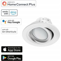 WiFi led Einbaustrahler 5W/32W Weiß von Hama