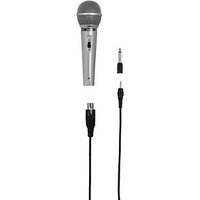 hama DM 40 Karaoke-Mikrofon silber, schwarz von Hama