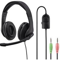 hama HS-P200 Headset schwarz von Hama