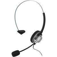 hama Headset, für schnurlose Telefone, 2,5-mm-Klinke - silberfarben | schwarz | grau von Hama