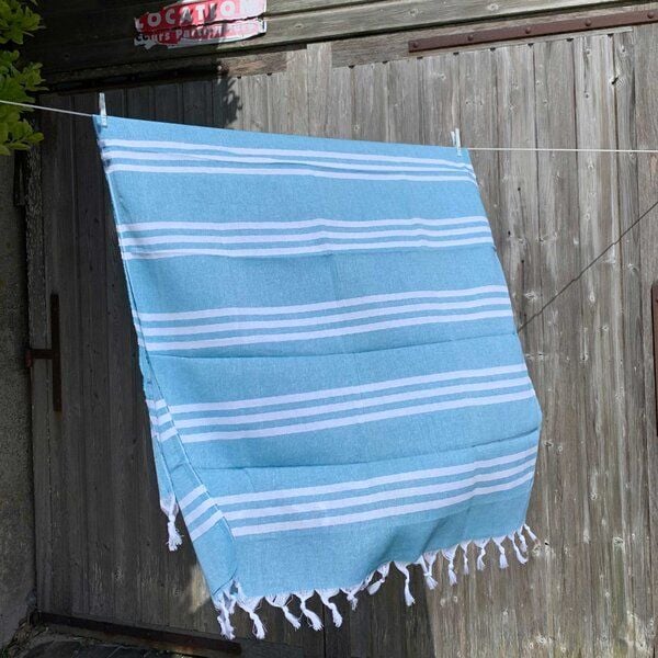 Hamam Originals Hamamtuch Ibiza in verschiedenen Farben mit schönem Fischgrät Muster. von Hamam Originals