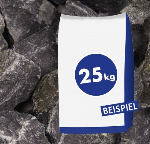 25kg Gabionen Steine Basaltbruch Eifelschwarz Anthrazit 20-40mm - Setzen Sie Akzente im Garten/Teich von Hamann Mercatus GmbH