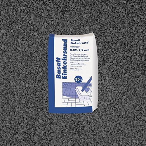 Hamann Mercatus GmbH Basalt Einkehrsand 0,02-2,2 mm 25 kg Verfugung Pflasterflächen, Gartenwege, Terrassen, Einfahrten, Außenbereich, Belastbar, Edelbrechsand, Hamann Mercatus GmbH Basalt Einkehrsand 0,02-2,2 mm 25 kg Verfugung Pflasterflächen, Gartenwege, Terrassen, Einfahrten, Außenbereich, Belastbar, Edelbrechsand, von Hamann Mercatus GmbH