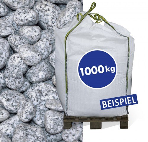 Granit-Gletscherkies Grau 25-40 mm 1000 kg von Hamann Mercatus GmbH