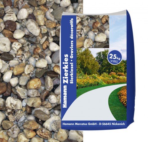 Hamann Quarzkies 2-5 mm 25 kg - Mit Zierkies und Gartenkies können Sie Ihren Garten indiviuell gestalten Hamann Quarzkies 2-5 mm 25 kg - Mit Zierkies und Gartenkies können Sie Ihren Garten indiviuell gestalten von Hamann Mercatus GmbH
