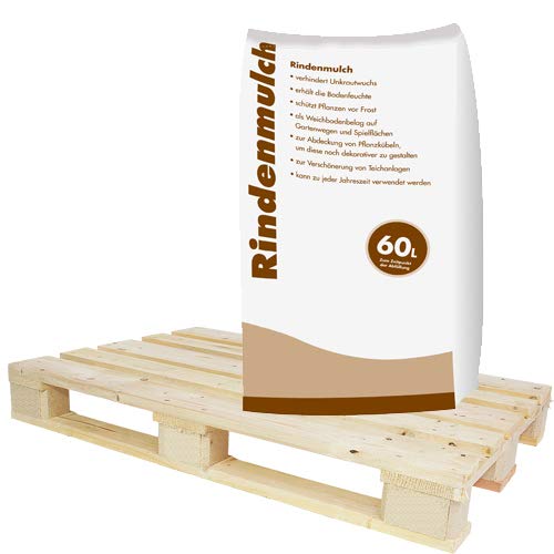 Hamann Rindenmulch 0-40 mm 2880 Liter - Zur Abdeckung der Böden/Deko von Hamann Mercatus GmbH