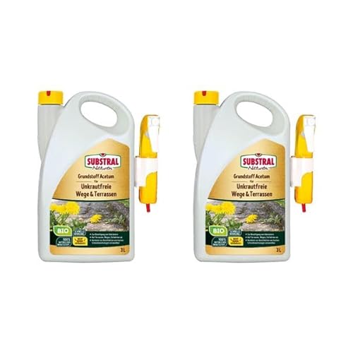 Substral Naturen® Grundstoff Acetum 6 l - Unverdünnt zur Beseitigung von Unkraut auf Wegen, Terrasse, Auffahrten o.ä. 100% natürlicher Inhaltsstoff von Hamann Mercatus GmbH