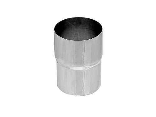 Hamann Mercatus Zinkablaufrohrverbinder - Silber, Zink, DN 87 mm, 1 Stück von Hamann Mercatus GmbH