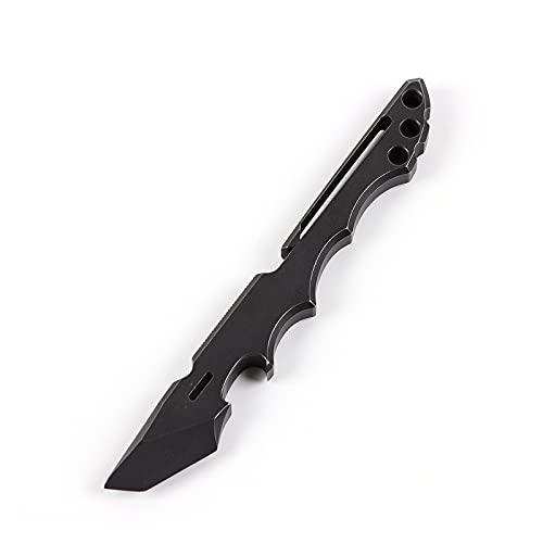 Titan Stemmeisen EDC Multi Tool mit Flaschenöffner Box Öffner Clip-Funktion (Schwarz) von Hamans