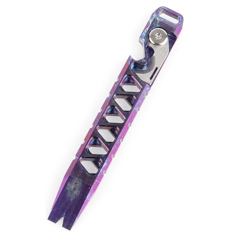 Hamans Titan EDC Brecheisen Flaschenöffner 11,1 cm Multi-Tool Brecheisen Nagelzieher Taschengröße EDC Multi-Tool von Hamans