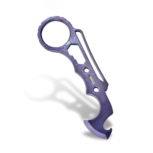 Hamans Multi-Tool Titan EDC Brecheisen Stemmeisen Getriebe mit Flaschenöffner Schraubenschlüssel Brecheisen Schraubendreher Clip-Funktion von Hamans
