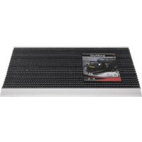 Fußmatte Alu-Anlaufkante schwarz/silber PP/Alu L500xB800xS22mm von Hamat