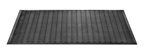 HAMAT - Fußmatte Wave 90 x 150 cm schwarz von Hamat