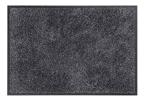 Hamat Eingangsmatte, waschbar, aus Baumwolle und Polyester, Grau, 150 x 300 cm von Hamat