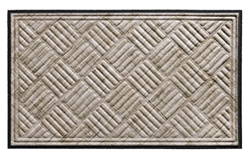 Hamat - Fußmatte Amaron – Reed – Beige – 45 x 75 cm von Hamat