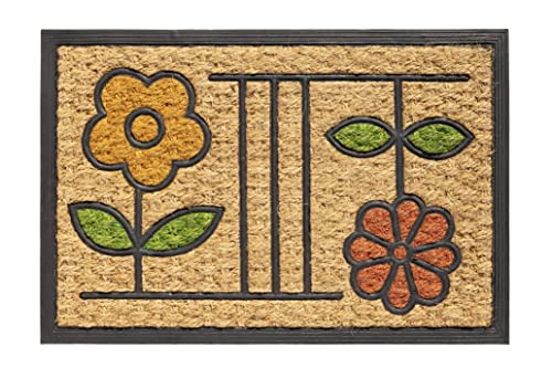 Hamat - Fußmatte Boucara Decor – Two Flowers – 40 x 60 cm von Hamat