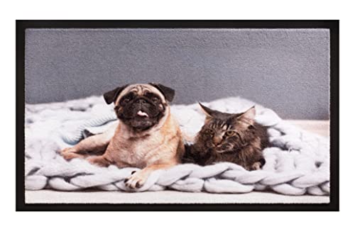 Hamat - Fußmatte Image - Cat & Dog - 40 x 60 cm von Hamat