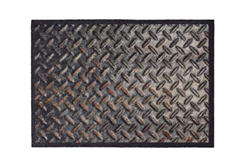 Hamat - Fußmatte Mondial Metall, 40 x 60 cm von Hamat