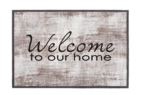Hamat - Fußmatte Mondial Welcome to Our Home – 50 x 75 cm von Hamat