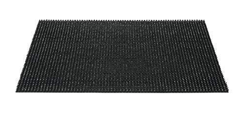 Hamat Fußmatte Queens aus Polyethylen, für den Außenbereich, Schwarz, 40 x 60 cm von Hamat