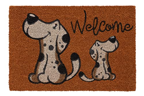 Hamat - Fußmatte Ruco Print Dogs Welcome – 40 x 60 cm von Hamat