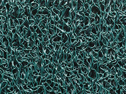 Hamat Teppich für Eingangsbereich Curly aus Polypropylen, Grün, 120 x 600 cm von Hamat