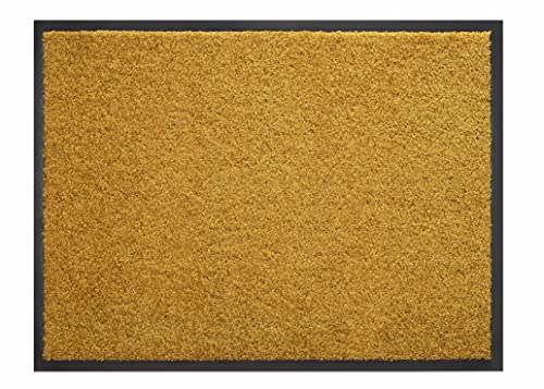 Hamat - Teppich waschbar, Twister – Gelb – 60 x 180 cm von Hamat