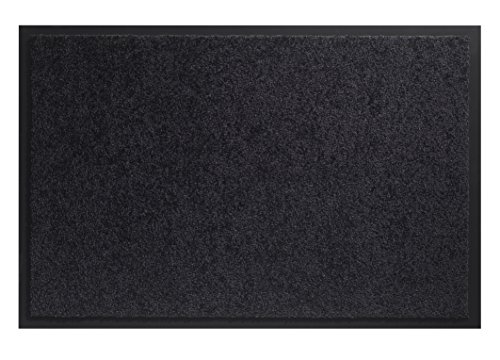 Hamat - Waschbarer Teppich Twister – Schwarz – 60 x 180 cm von Hamat